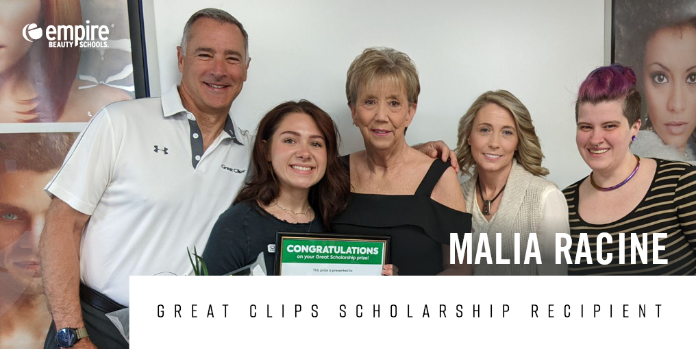 Empire Beauty School Louisville Chenoweth Student Scholarship Recipient Great Clips