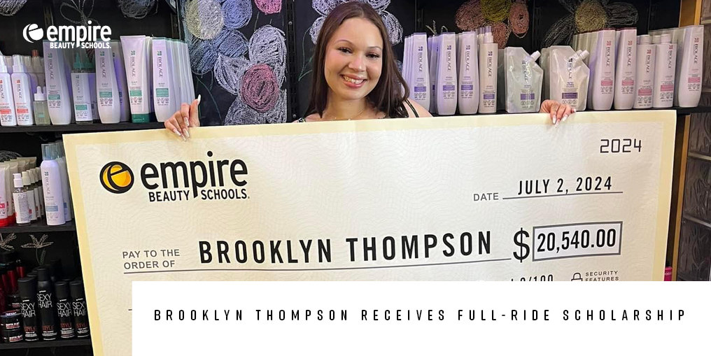 Empire Beauty School Student Full Ride Scholarship Recipient